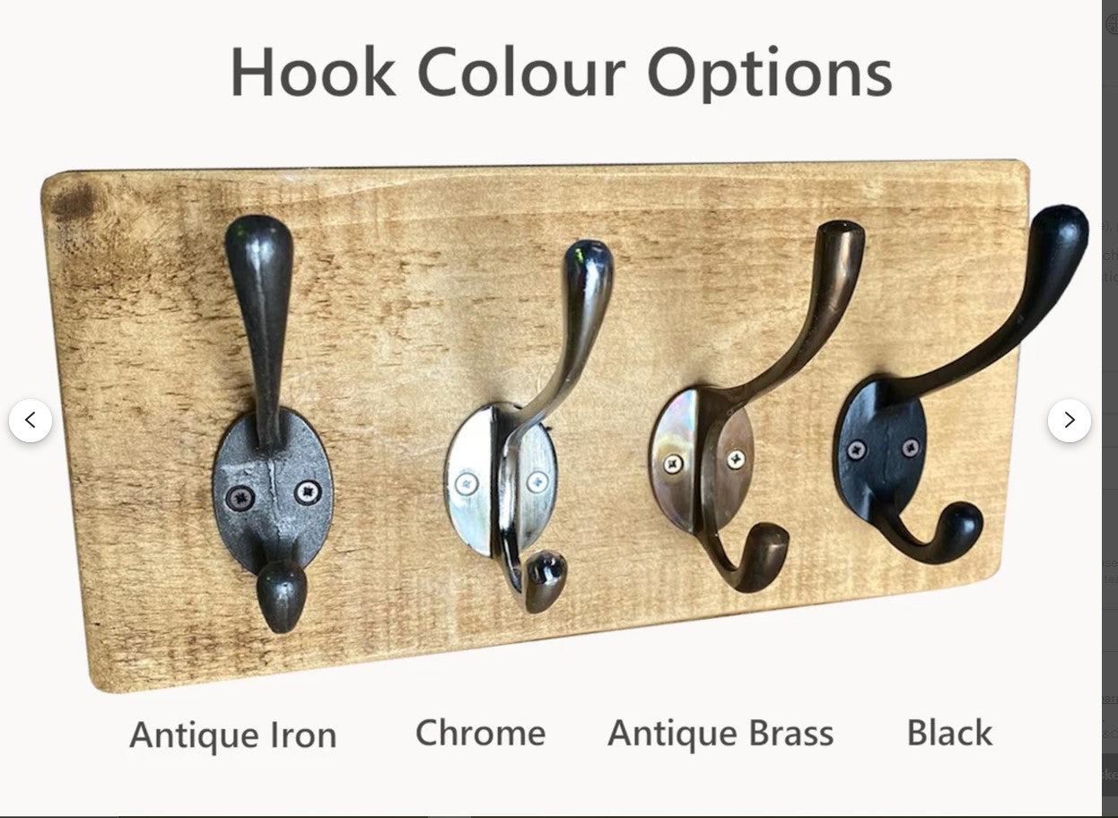 Rustic Wall Mounted Coat Rack