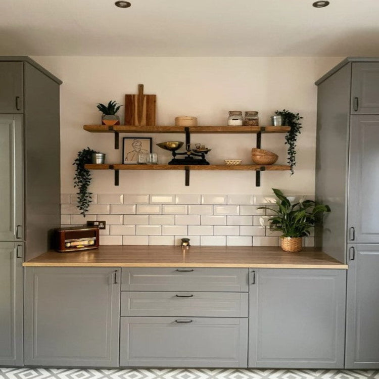 Kitchen Shelves  (22cm Depth, 50-120cm Length)