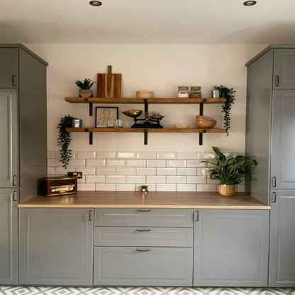 Kitchen Shelves  (22cm Depth, 50-120cm Length)